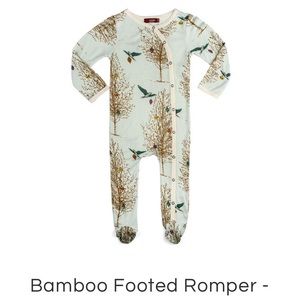 Milkbarn NWT footed romper size 0-3 months